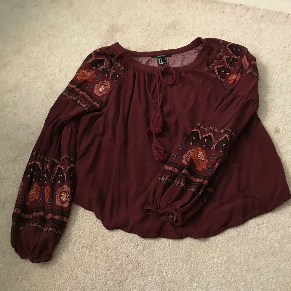 FOREVER 21: boho top